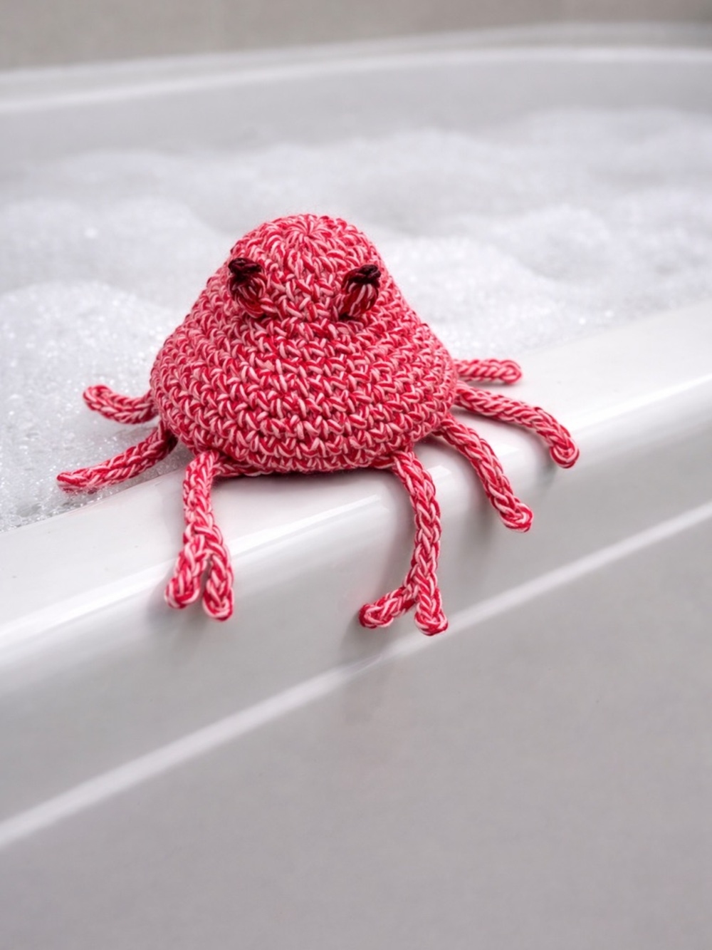 Handmade Crochet Crab Soap Saver 100% Cotton